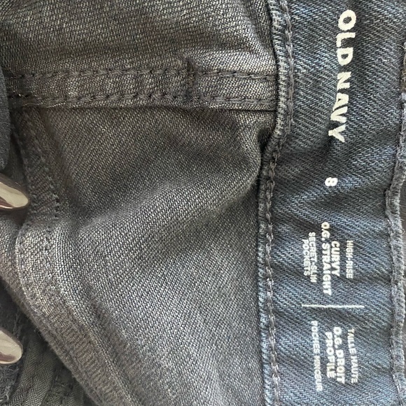 Curvy og straight old navy jeans size 8 - Picture 4 of 5